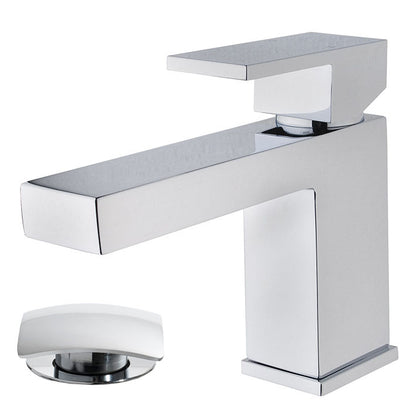 Rombo wastafelkraan met waste chroom