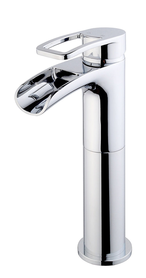 Wiesbaden Alegra HOGE waterval-kraan | Chroom