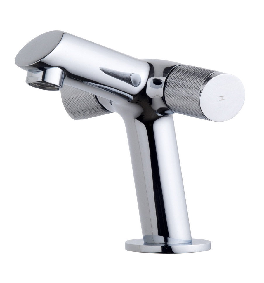 Concorde wastafelkraan met clickwaste chroom - WDtegels