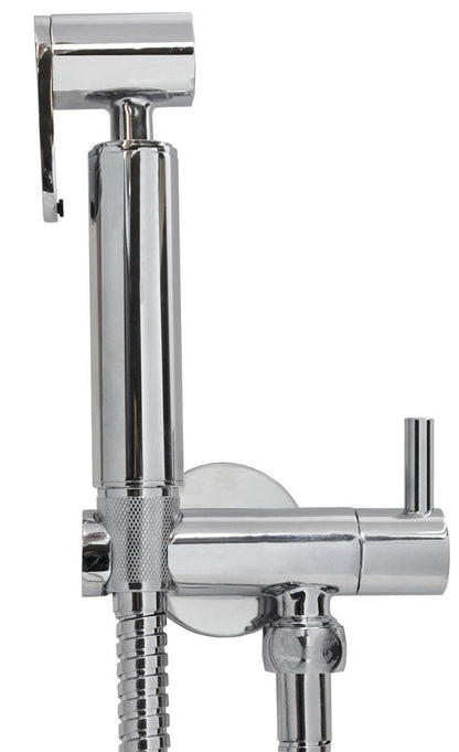 Wiesbaden chroom bidet-handdoucheset rond - WDtegels