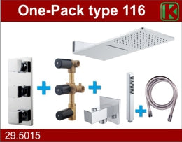 Wiesbaden one-pack built-in thermostat set type 116 CHR (24x55)