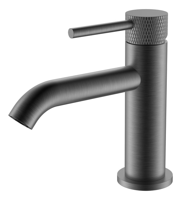 Ribbd fonteinkraan 1/2" | Gunmetal PVD