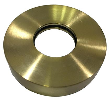 UniMatch rosette for shower arm with wall mounting, brushed brass PVD