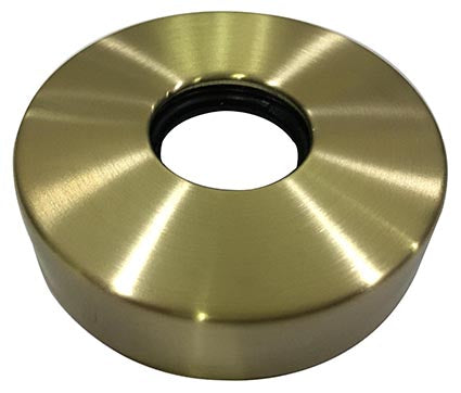 UniMatch rosette for shower arm with ceiling mounting, brushed brass PVD