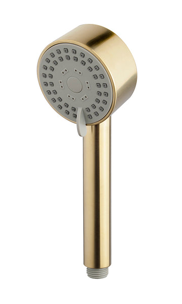 UniMatch Cadans hand shower 3 settings Ø 8 cm brushed brass PVD