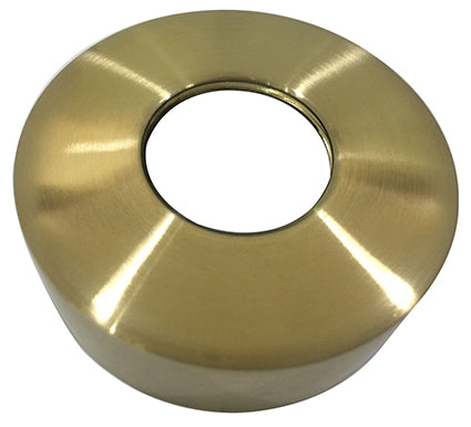Caral/Cool touch thermostatic bath mixer tap, brushed brass PVD