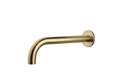 Wiesbaden inbouw-uitloop rond 30cm 1/2'' geborsteld messing - WDtegels