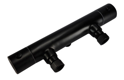 Rio thermostatische douchemengkraan 15 cm zwart 8719743060470