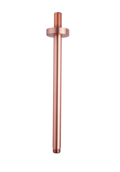 Wiesbaden luxe douche-arm rond plafondbev. 30cm geborsteld koper - WDtegels