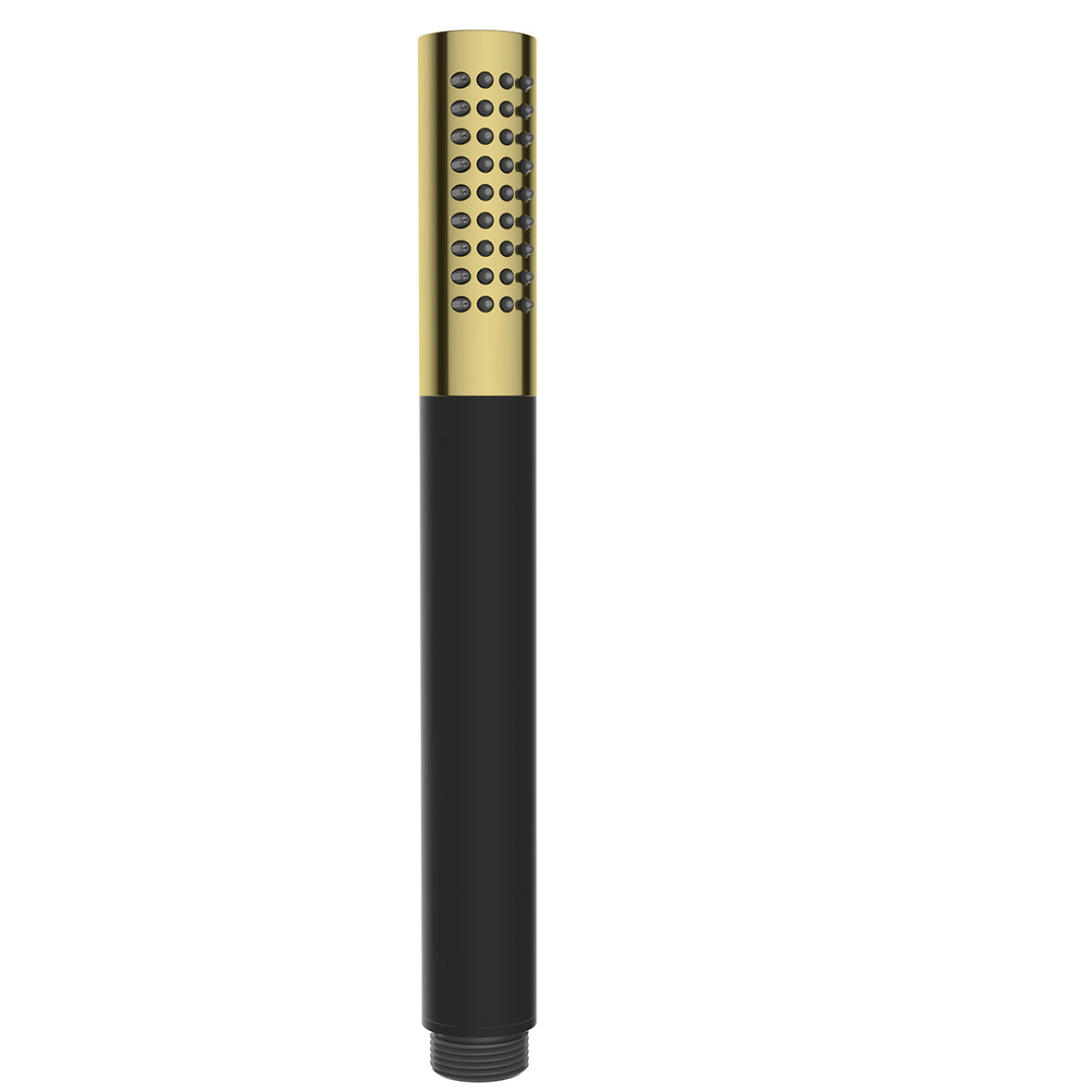 UniMatch staafhanddouche 1 stand geborsteld messing/mat zwart PVD - WDtegels