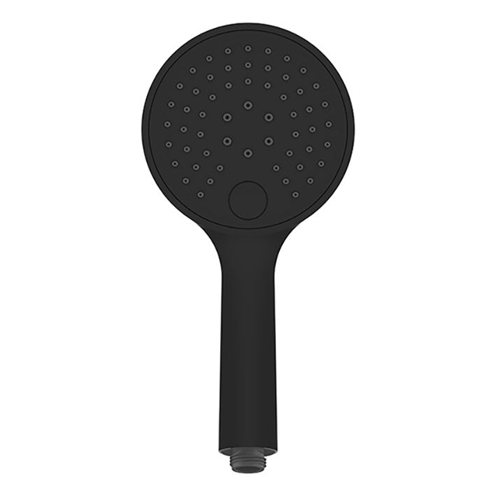 UniMatch handdouche 3 standen Ø 12 cm mat zwart - WDtegels