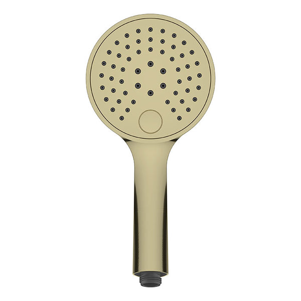 UniMatch hand shower 3 settings Ø 12 cm brushed brass PVD
