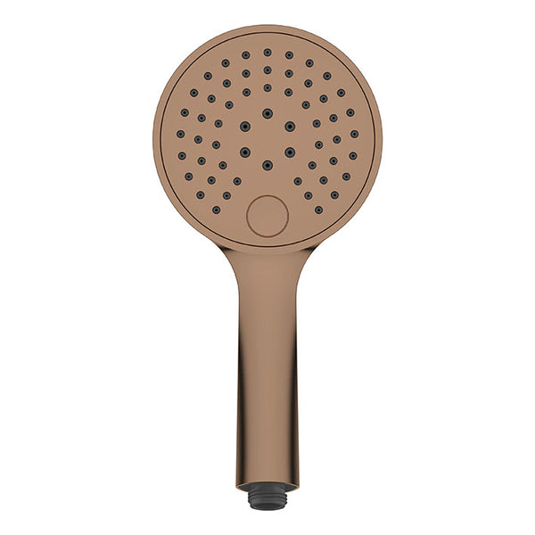 UniMatch hand shower 3 settings Ø 12 cm brushed bronze copper PVD