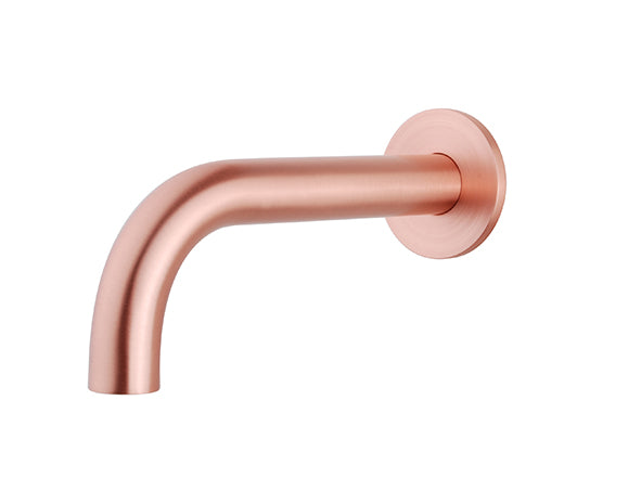 Wiesbaden inbouw-uitloop rond 20cm 1/2'' | Geborsteld koper