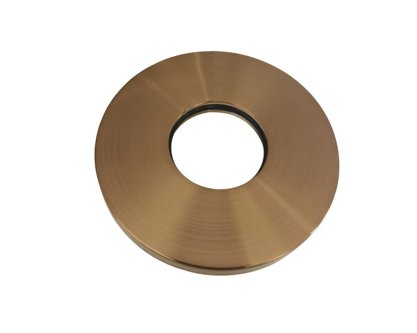 Caral rosette spout single-lever washbasin tap 65 mm brushed bronze copper PVD