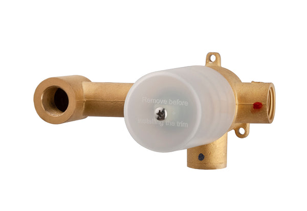 Grifo monomando para lavabo empotrado Caral con arranque en frío