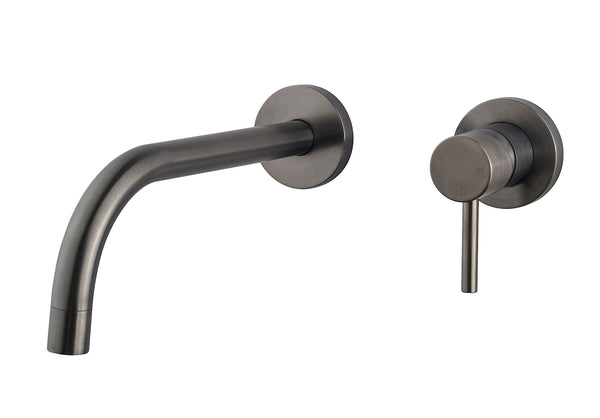 Caral Slim afbouwdeel eenhendel wastafelkraan met coldstart | Gunmetal PVD