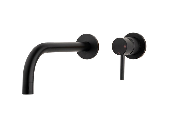 Parte exterior Caral Slim para grifo de lavabo monomando con coldstart | Negro mate