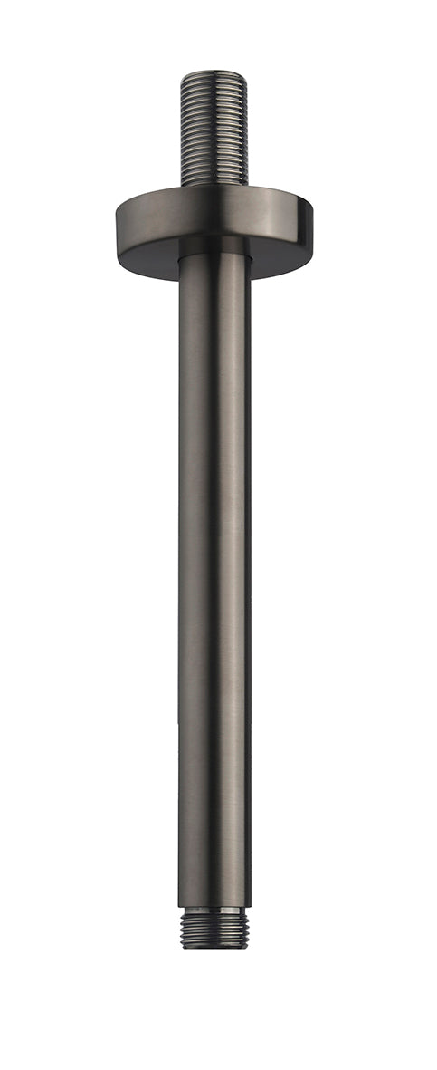 UniMatch douchearm met plafondbevestiging | 20cm | Gunmetal PVD