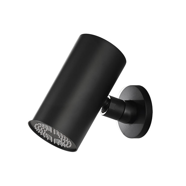 UniMatch Beam hoofddouche | 1 stand met muurbevestiging | Mat zwart