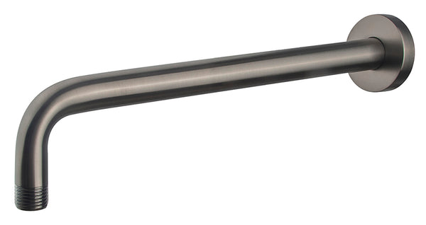 UniMatch shower arm with wall mount 35 cm gunmetal PVD