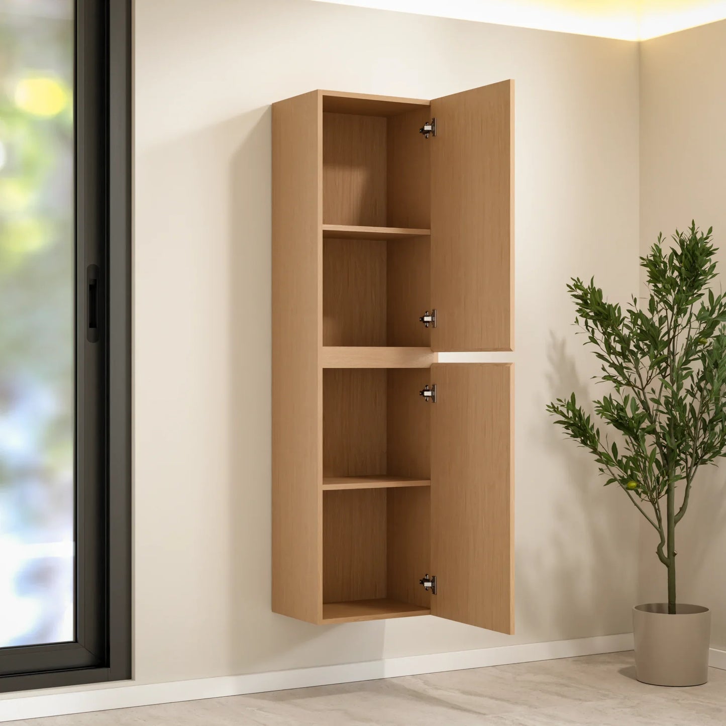 Kolomkast Ruvo - 150cm - Licht Eiken