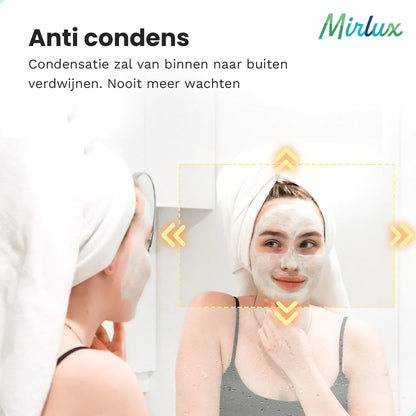 Badkamerspiegel - 90x65cm Rechthoekig - Frameloos