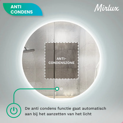 Badkamerspiegel - 80 cm - Goud Frame