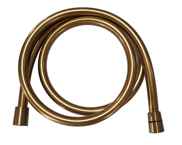 UniMatch shower hose plastic 150 cm brushed bronze copper