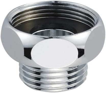 Verloopnippel M22 bi x 1/2 inch bu chroom