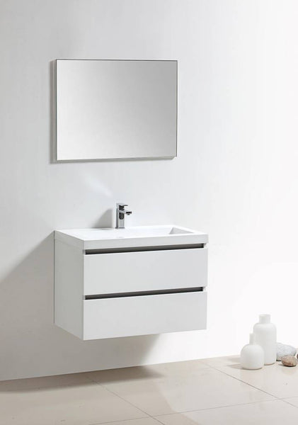 Badmeubel Trend Senza 80 Hoogglans Wit