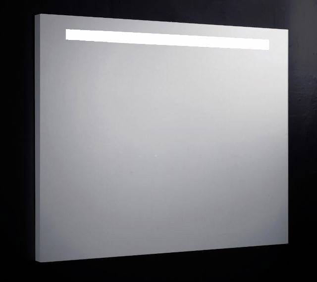 Aluminium spiegel met TL verlichting 80 met spiegelverwarming - WDtegels