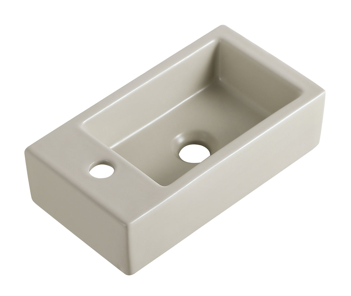 Rhea M fontein links 40 x 22 x 11 cm keramiek beige