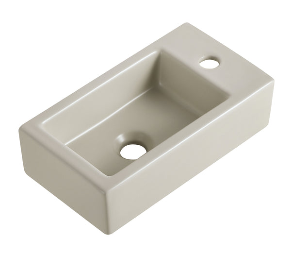 Rhea M fontein rechts | 40x22x11cm | Keramiek beige