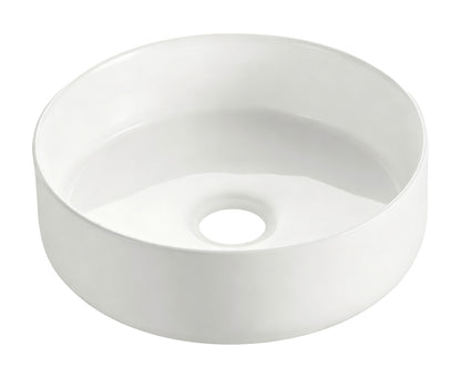 Colosso waskom rond 36 x 12 cm keramiek glans wit