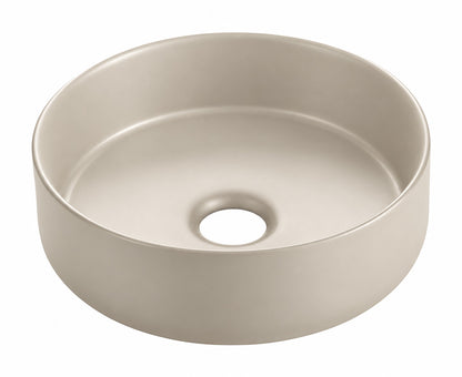 Colosso waskom rond 36 x 12 cm keramiek beige