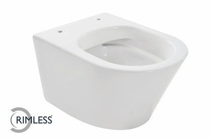 Wiesbaden Vesta-Junior rimless wandcloset 47cm zonder zitt. - WDtegels