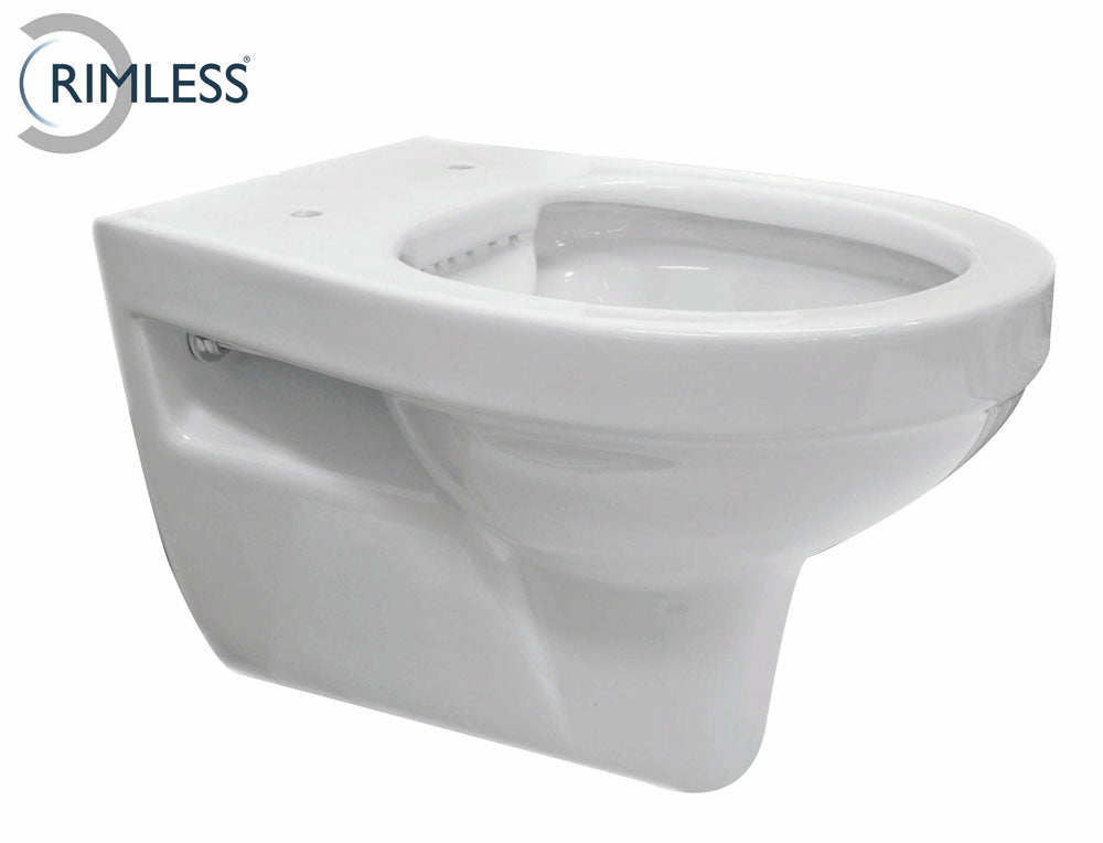 Trevi Rimless wandcloset 55 cm zonder zitting wit