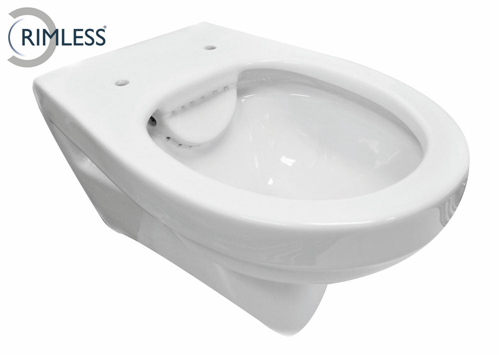 Trevi Rimless wandcloset 55 cm zonder zitting wit 8718858079032