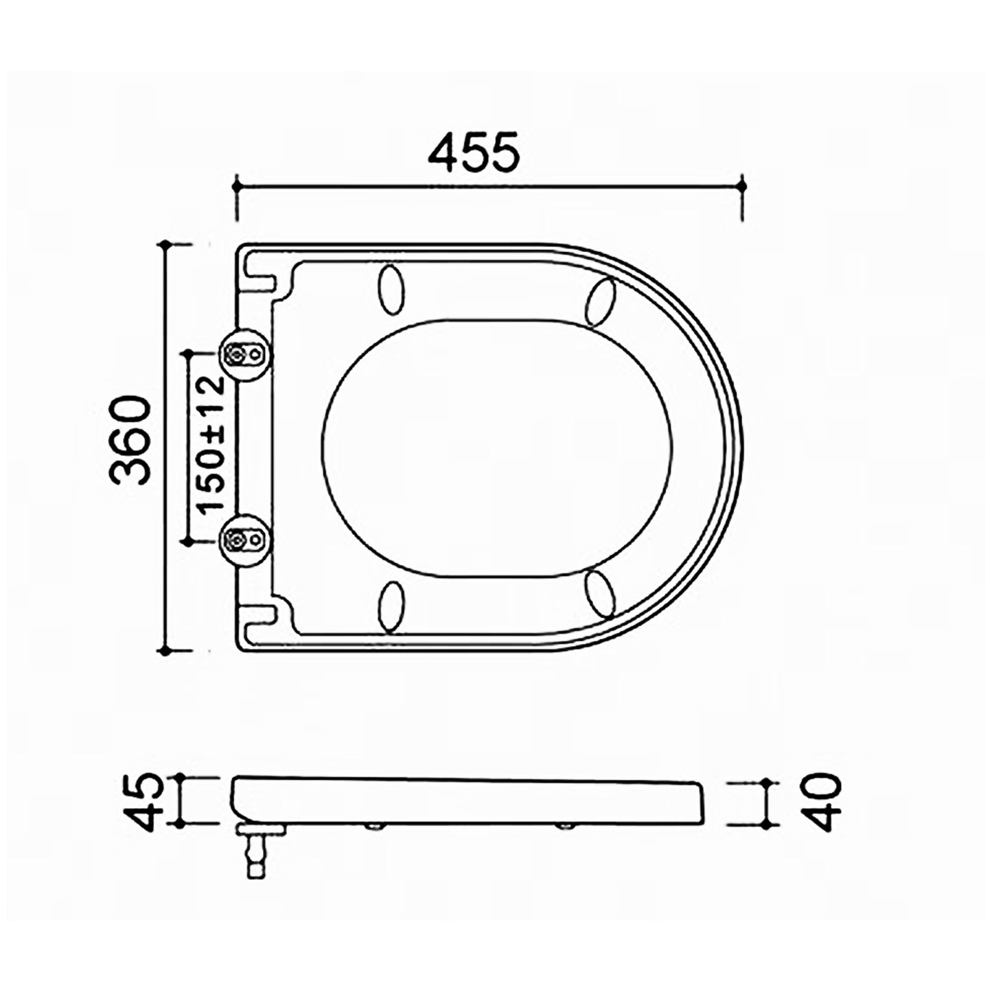 Arco toiletzitting softclose en quick release | Glans wit