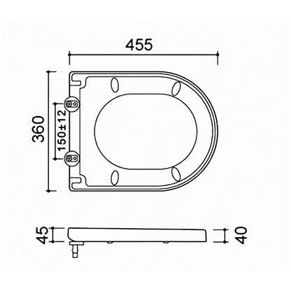 Arco toiletzitting softclose en quick release | Glans wit