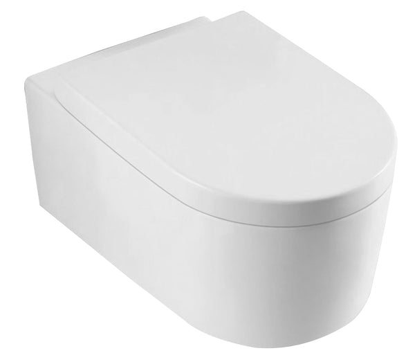Arco wall-hung toilet | Arco toilet seat | soft close and quick release | Gloss white