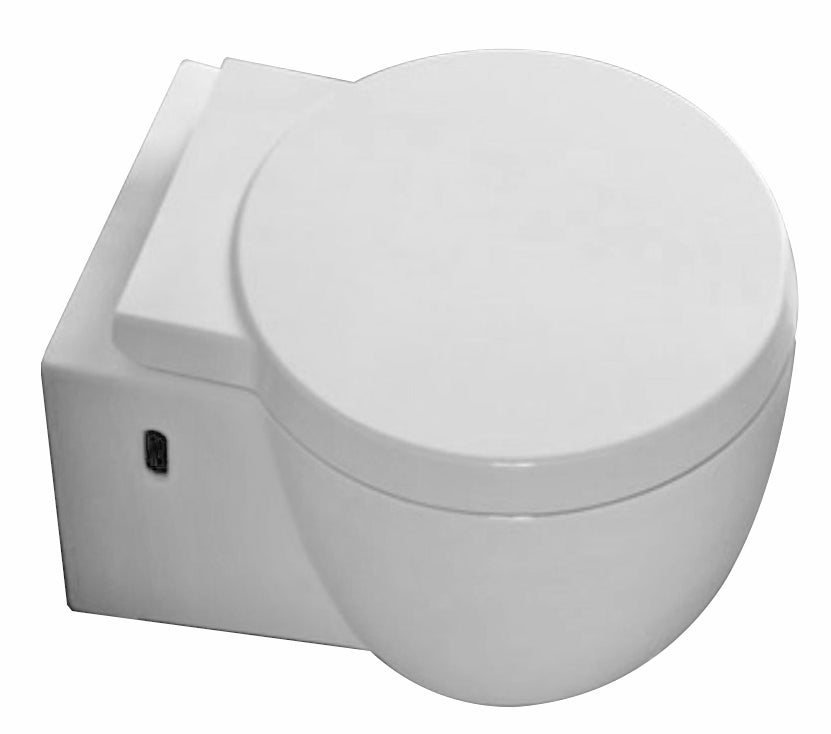 Amor compact wandcloset 49 cm met Soft-Close zitting wit