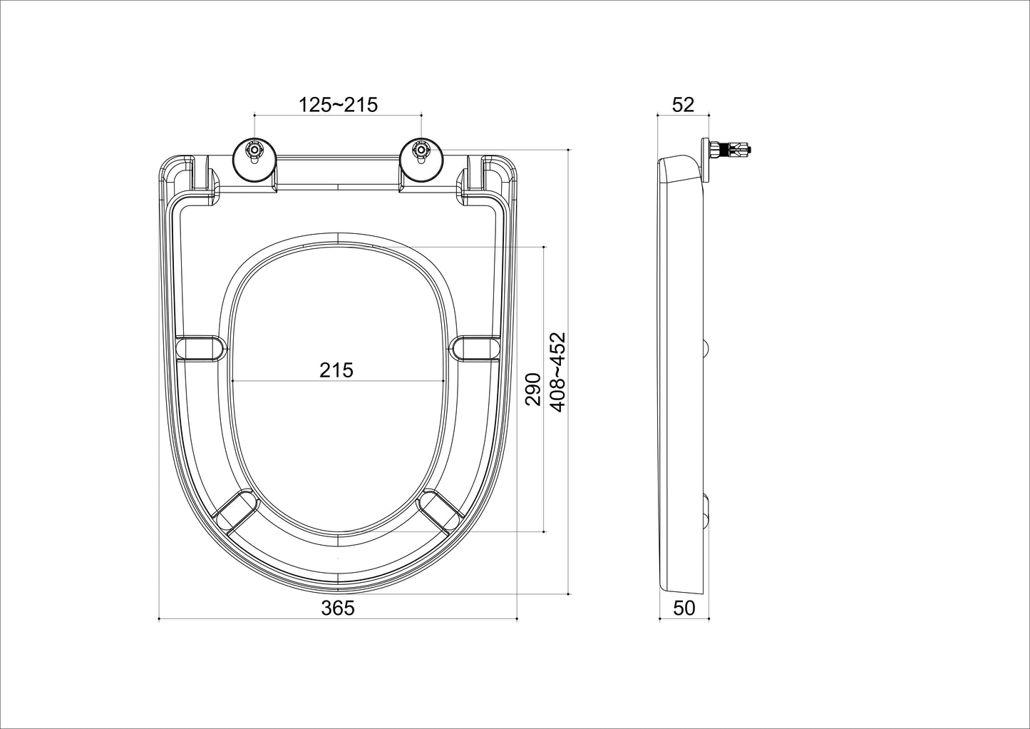 Vilona toiletzitting | Glans wit