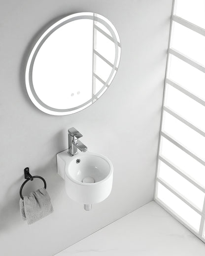 Kronos fontein 32 x 27,5 x 16 cm keramiek glans wit - WDtegels