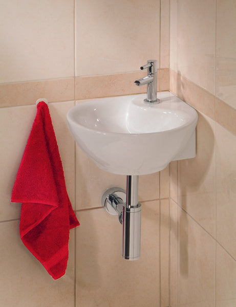 Wiesbaden one-Pack Porta hoekfontein compleet wit