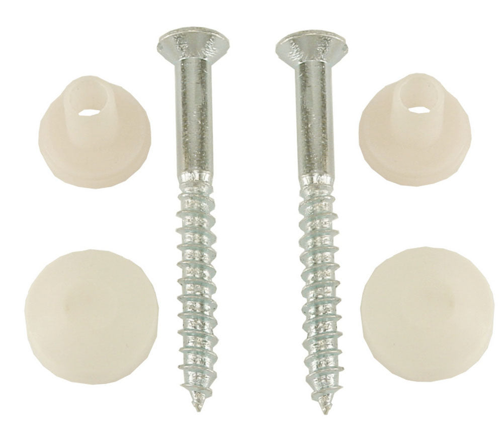 Potschroevenset zonder plug 2 stuks 5.5 x 60 mm afdekdop pergamon - WDtegels