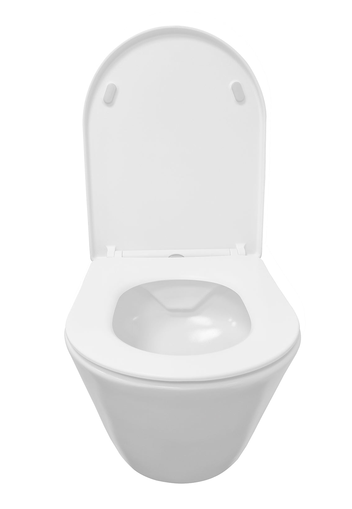 Stereo wandcloset rimless met Shade slim toiletzitting softclose en quick release mat wit - WDtegels