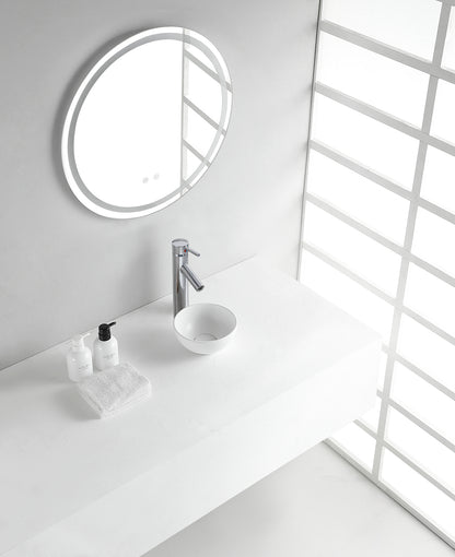 Consilio waskom rond 20 x 9 cm keramiek mat wit - WDtegels