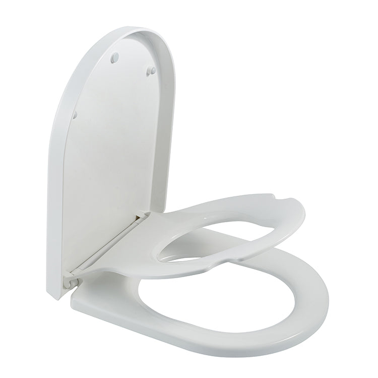 Vesta Family toiletzitting met geïntegreerde kinderzitting, softclose en quick release glans wit - WDtegels